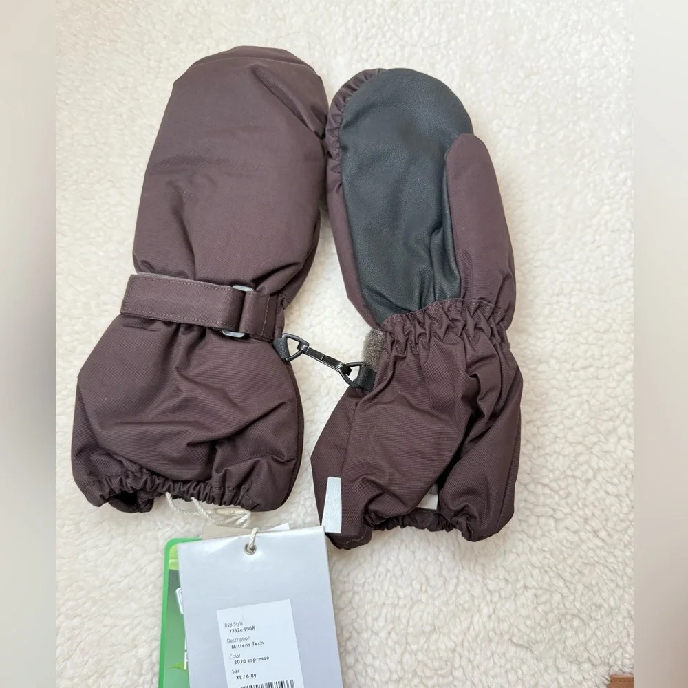 Kid’s wheat MITTENS TECH snow gloves